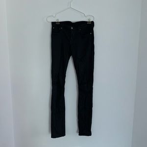 Helmut Lang - Low rise, straight leg pant.